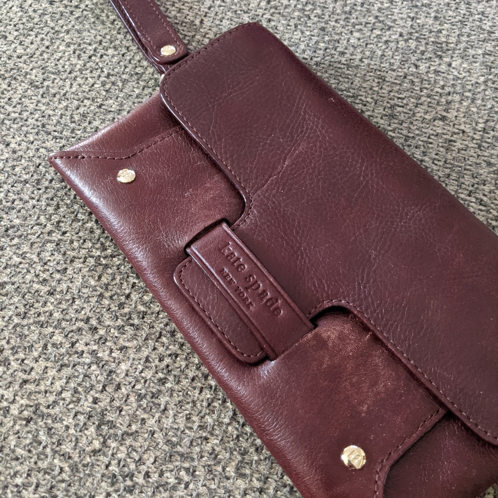 Kate spade leather wristlet